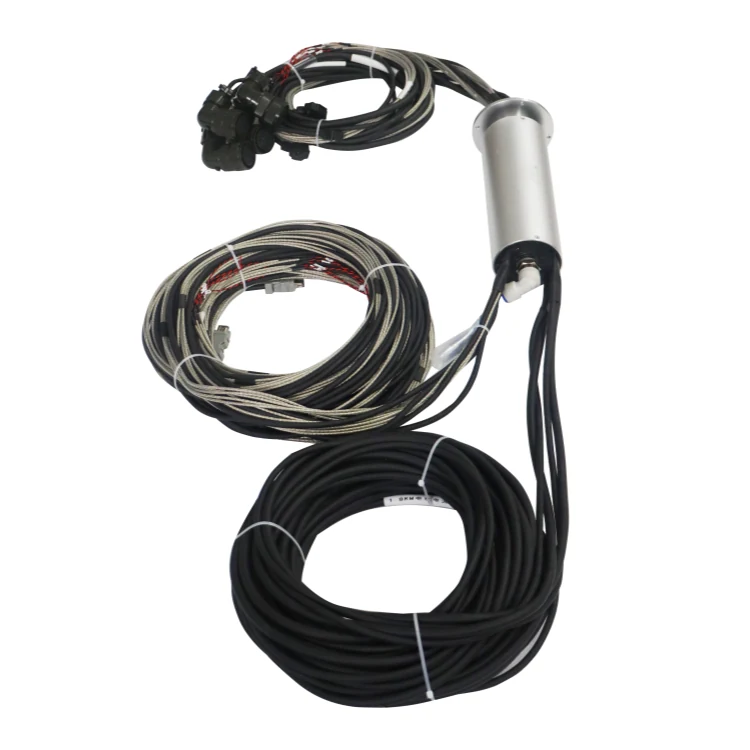 DHS078-57-1Q Single-channel pneumatic rotary joint pneumatic electrical slip rings diameter 78mm flange installation — pneumatic and liquid slip rings manufactured by INGIANT