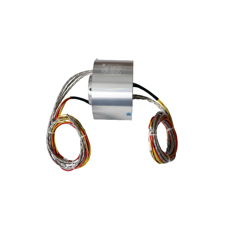 DHK030-12-5A Inner diameter 30mm integrated precision through hole slip ring 12 channels 5A, view 2
