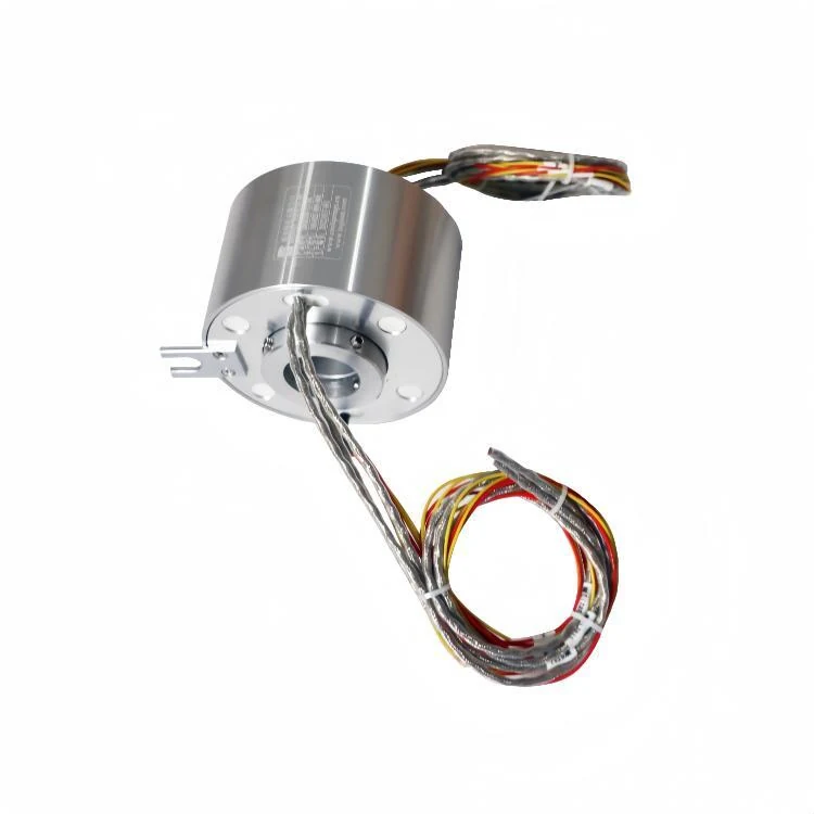 DHK030-12-5A Inner diameter 30mm integrated precision through hole slip ring 12 channels 5A — through bore slip rings manufactured by INGIANT