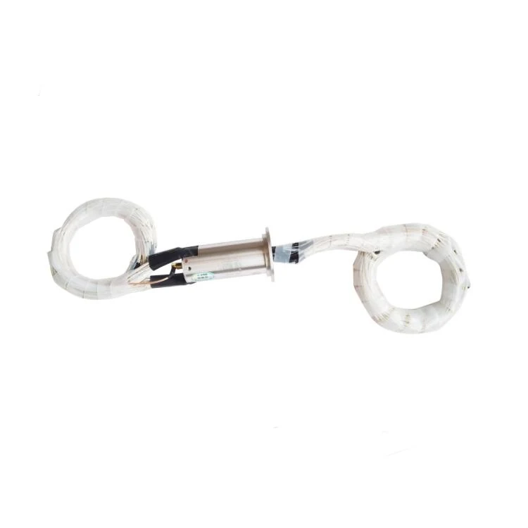DHS037-72-1S RF hybrid slip rings combine 72channels electrical/ signal and 1 RF slip ring, view 3