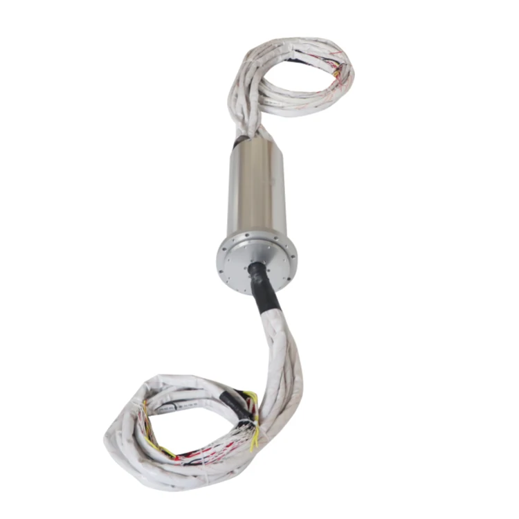 DHS120-128 Ingiant rotor flange conductive slip ring diameter 120mm 128 channels — capsulated slip rings manufactured by INGIANT