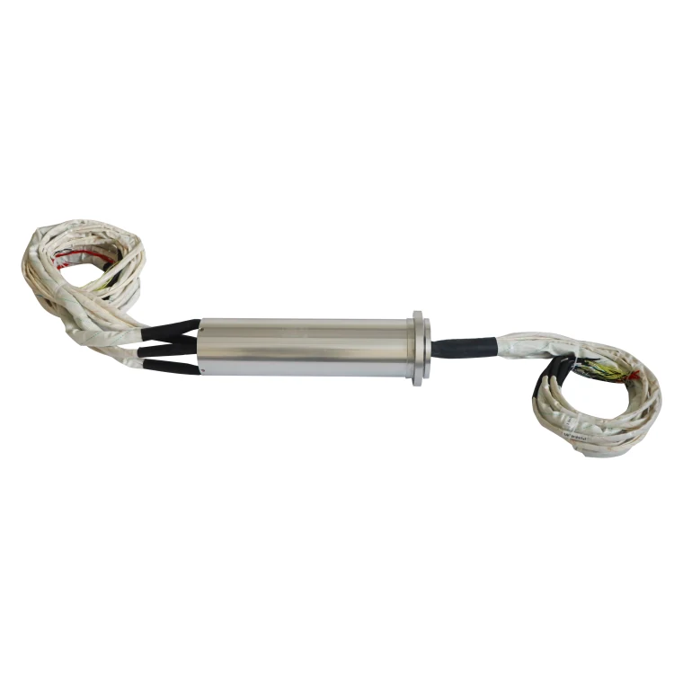 DHS120-169 Ingiant outer diameter 120mm rotor flange conductive slip rings 169 channels — capsulated slip rings manufactured by INGIANT