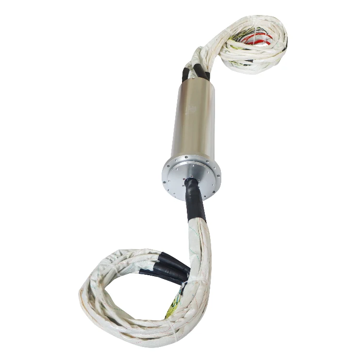 DHS120-169 Ingiant outer diameter 120mm rotor flange conductive slip rings 169 channels, view 2