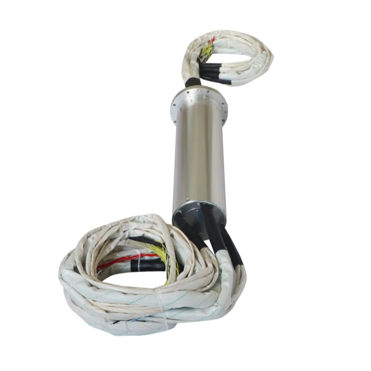 DHS120-169 Ingiant outer diameter 120mm rotor flange conductive slip rings 169 channels, view 3