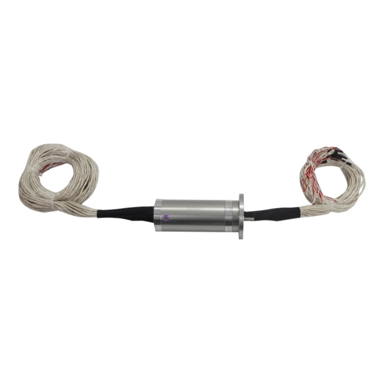 DHS047-52-3A Ingiant Rotor flange slip ring out diameter 47mm with 52 channels 3A power and signal, view 2