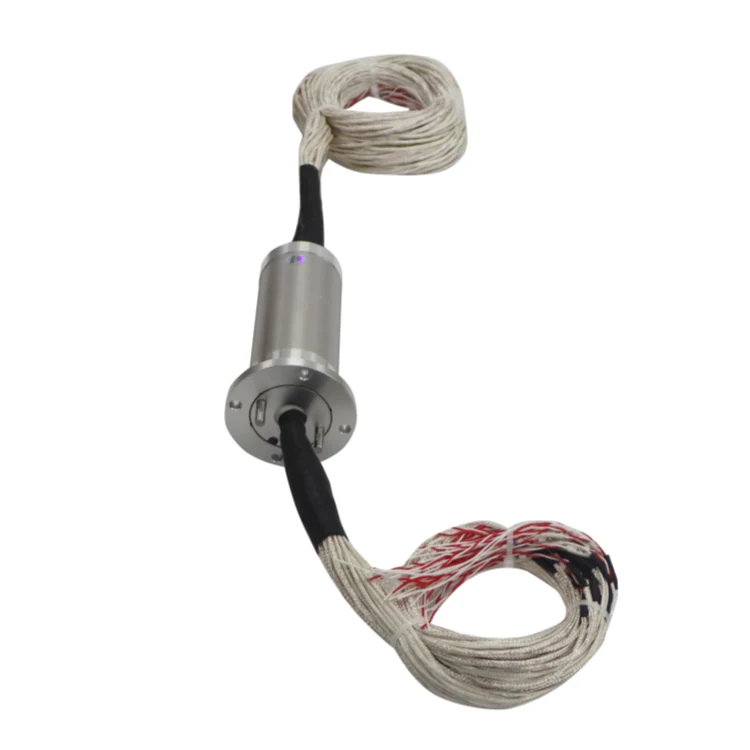 DHS047-52-3A Ingiant Rotor flange slip ring out diameter 47mm with 52 channels 3A power and signal — capsulated slip rings manufactured by INGIANT