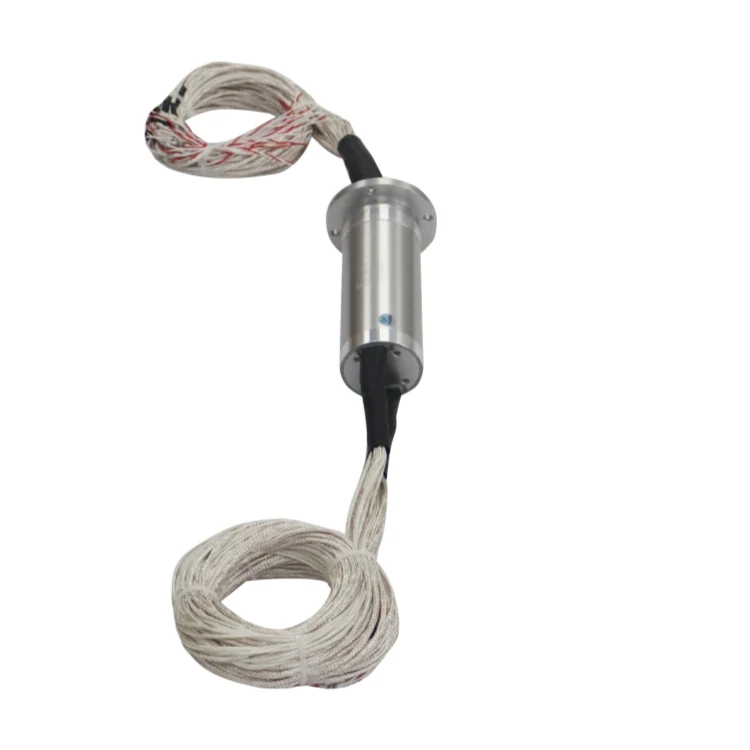 DHS047-52-3A Ingiant Rotor flange slip ring out diameter 47mm with 52 channels 3A power and signal, view 3