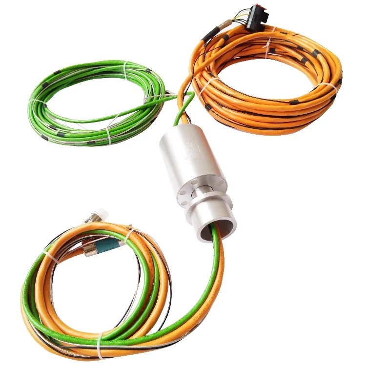 DHS085-16 Ingiant 85mm inner diameter servo encoder conductive slip ring for Siemens servo motors — customized slip rings manufactured by INGIANT