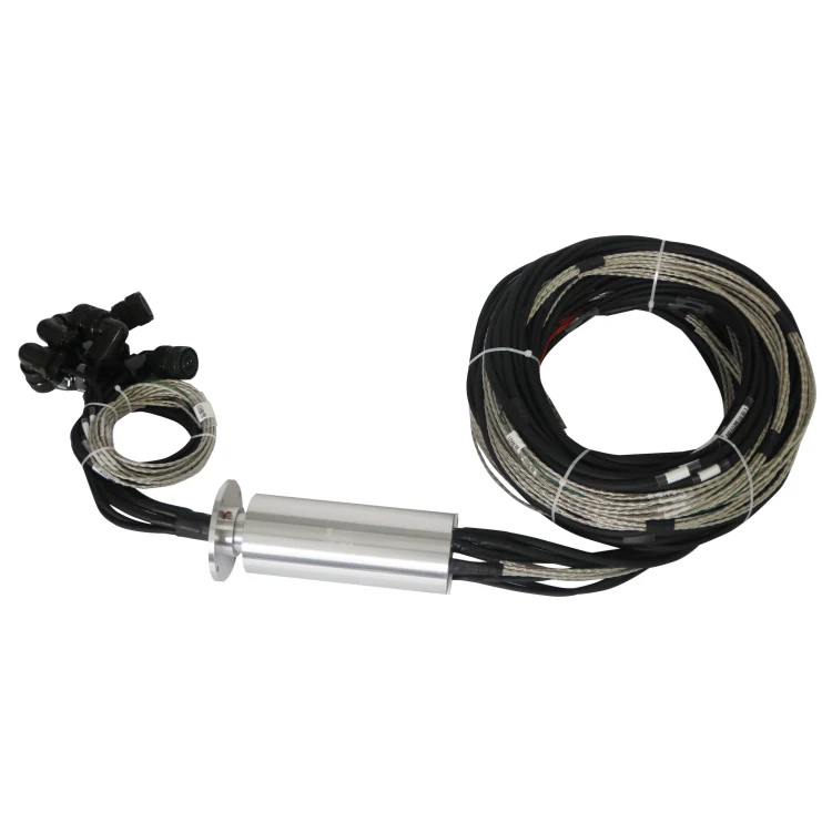 DHS078-55 78mm Servo slip ring encoder slip ring 55 channels transmit encoder signal, view 2