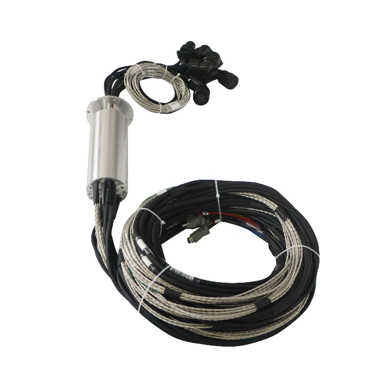 DHS078-55 78mm Servo slip ring encoder slip ring 55 channels transmit encoder signal, view 3