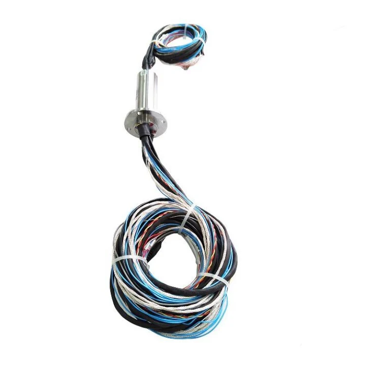 Ingiant ID28 solid shaft slip ring 39 channels for engineering machinery — capsulated slip rings manufactured by INGIANT