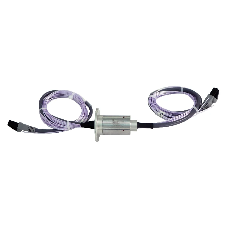 DHS030-8 standard DHS030 series Ethernet slip ring RJ45 connector transmit current and Ethernet signal, view 2
