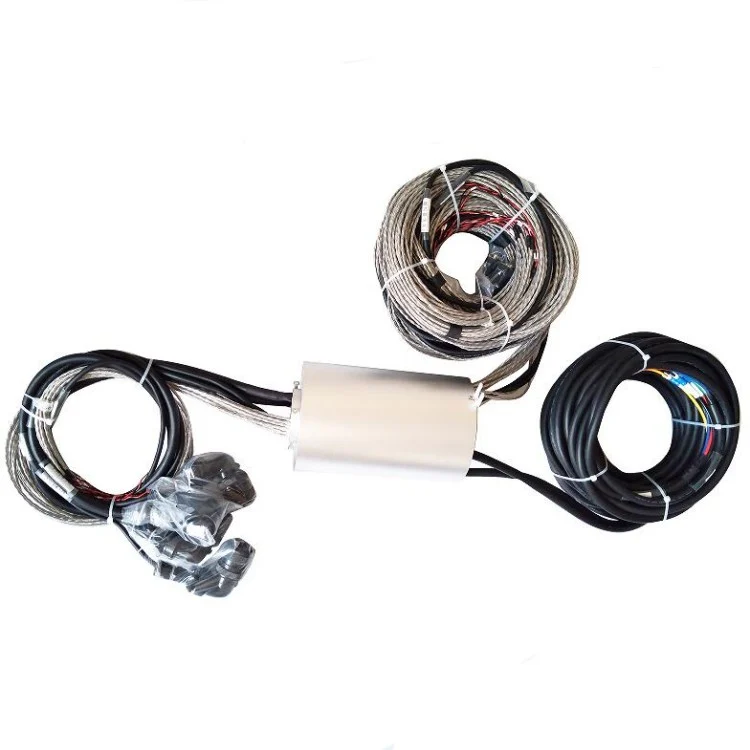 DHK040-44-003 hollow shaft slip rings with hole diameter 44mm 44channels for metallurgical equipment, view 3