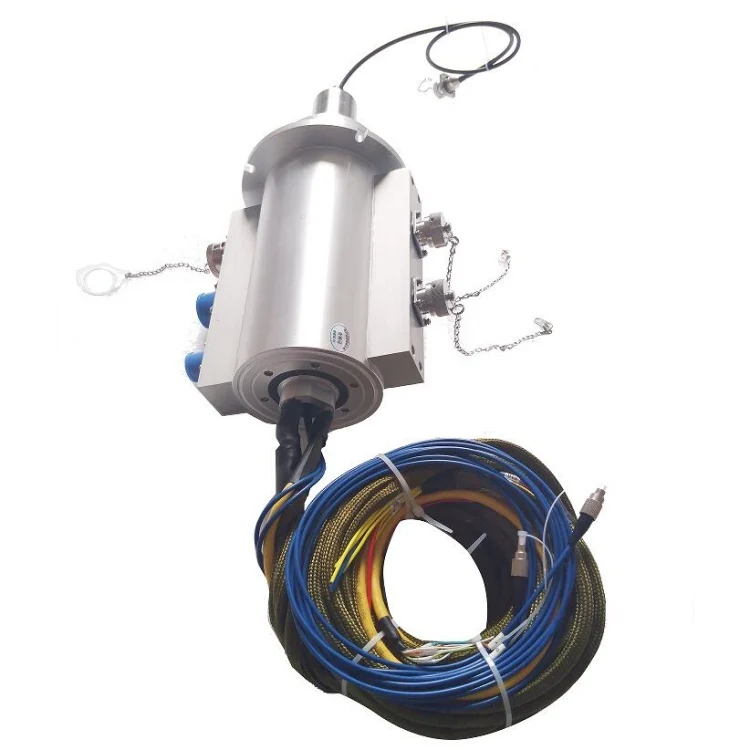 Ingiant high-end customized combined slip ring, using aviation plug joint 34 channels — fiber optic rotary joints manufactured by INGIANT
