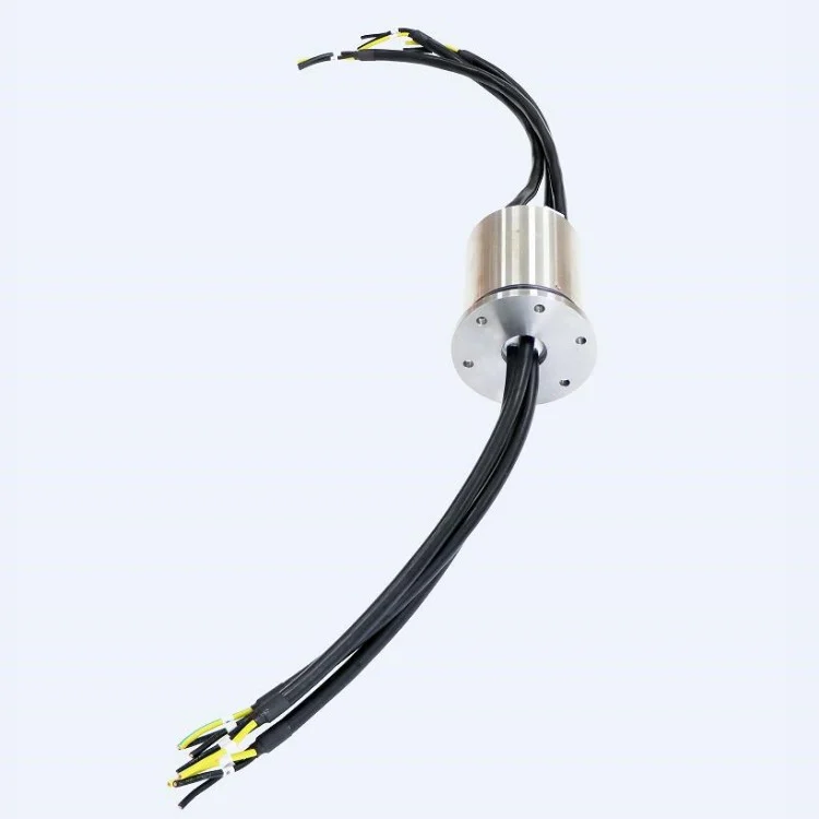 Ingiant non-standard customization slip ring with 9 circuits , ID125 for packaging technology — customized slip rings manufactured by INGIANT