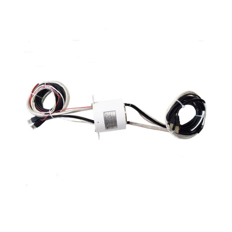 Ingiant 360° rotation through hole slip rings for robotics 33mm 24 channels, view 2