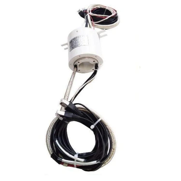 Ingiant 360° rotation through hole slip rings for robotics 33mm 24 channels, view 3