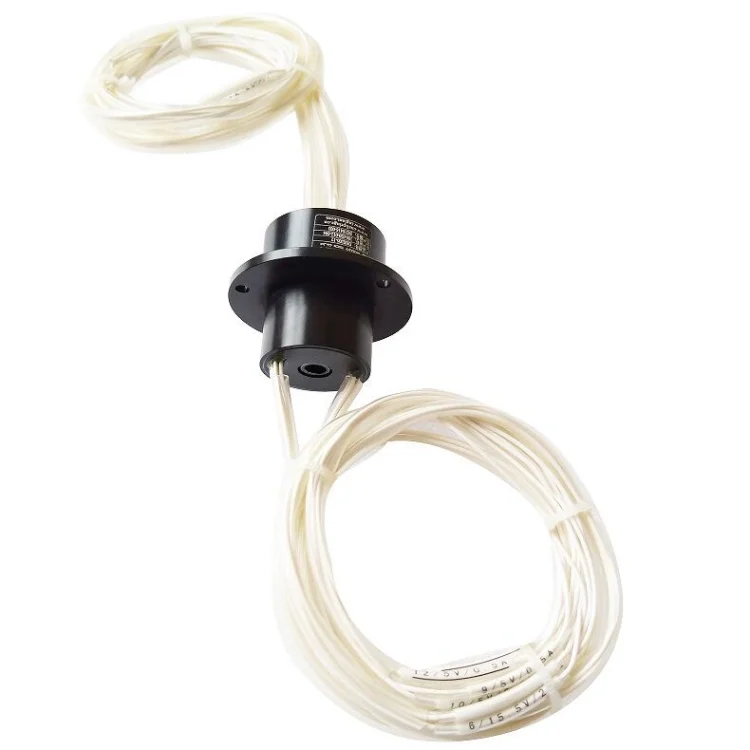 small slip rings with hollow shaft 5mm 12 channels for test equipment, view 2
