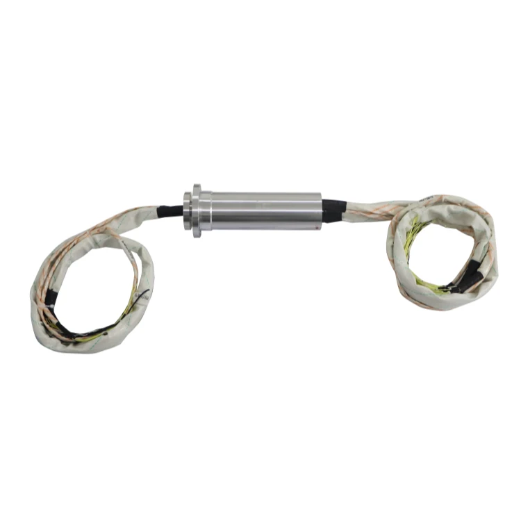 DHS065-72-1A solid flange automation slip ring diameter 65mm 72channels 1A, view 2