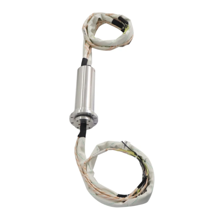 DHS065-72-1A solid flange automation slip ring diameter 65mm 72channels 1A — capsulated slip rings manufactured by INGIANT