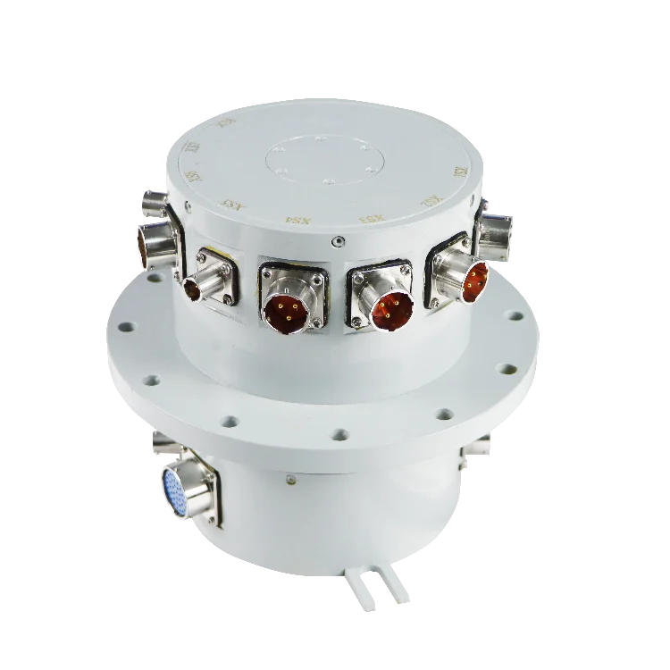 DHS160-60 Customized solid shaft aviation plug slip ring diameter 160mm 60 channels, view 2