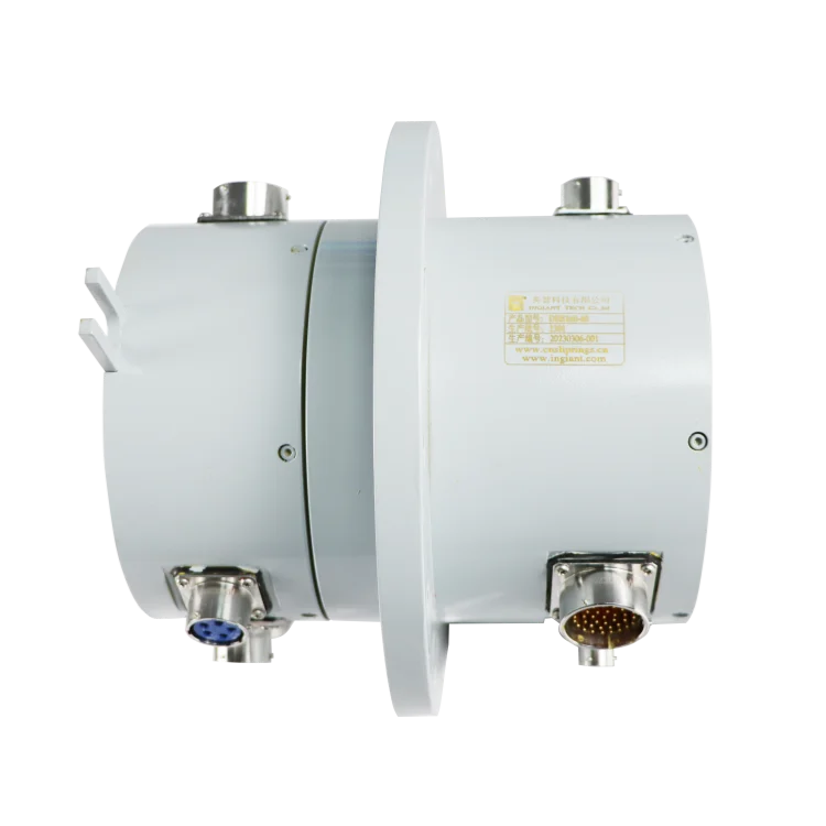 DHS160-60 Customized solid shaft aviation plug slip ring diameter 160mm 60 channels, view 3
