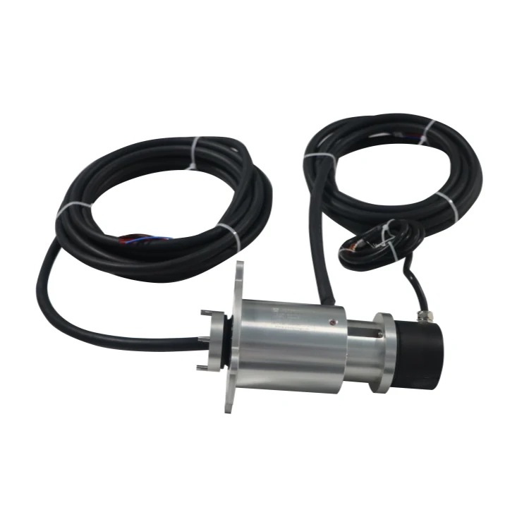 DHS065F-15-2A-006 Ingiant Non-standard custom solid shaft waterproof slip ring 65mm 15 channels power and signal (2A/ring) — customized slip rings manufactured by INGIANT