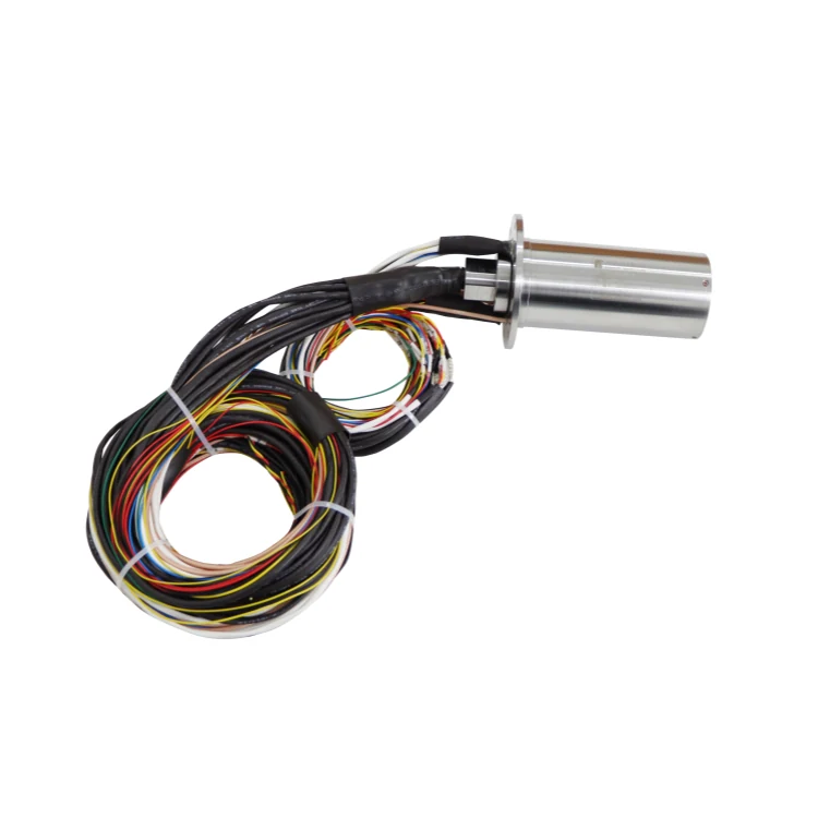 DHS052-50 Special customized slip rings stator and rotor outlet are 52mm in diameter on the same side, view 3