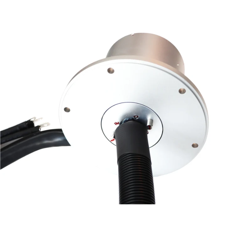 DHS180-4 Special customized slip ring solid for construction machinery diameter 180mm 4channels, view 2