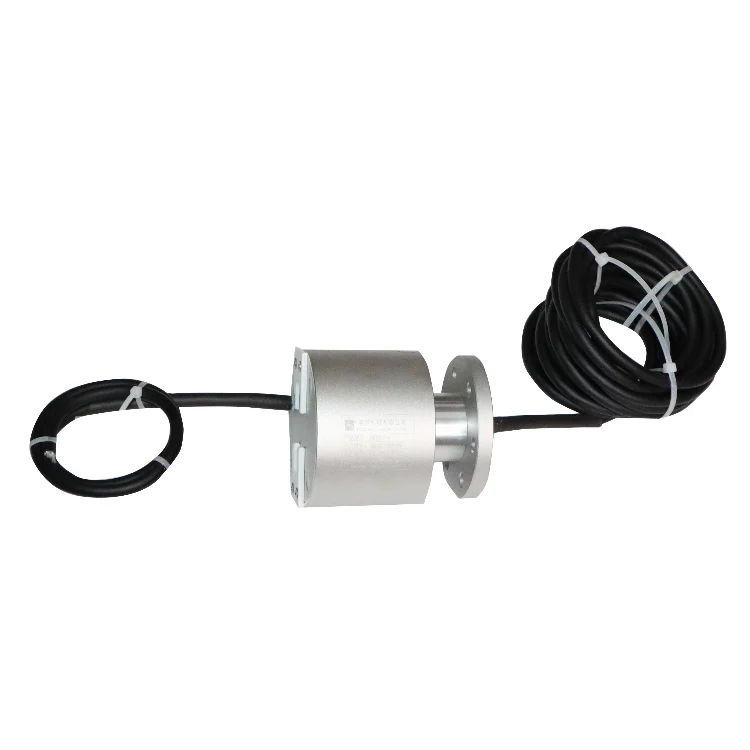 SRT0151-6 solid shaft slip ring with a diameter of 151mm and 6 channels, view 2