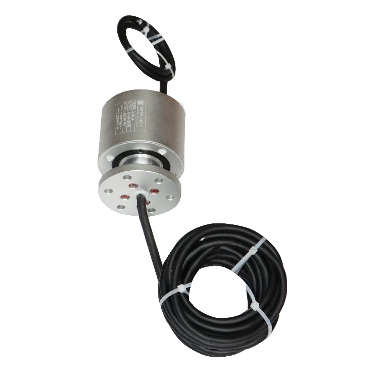 SRT0151-6 solid shaft slip ring with a diameter of 151mm and 6 channels — capsulated slip rings manufactured by INGIANT