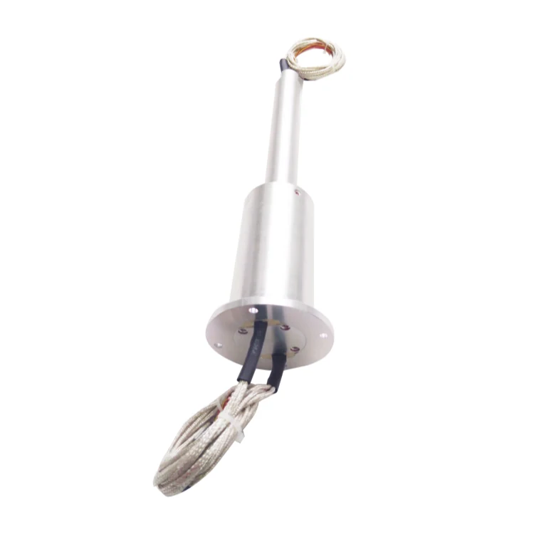 DHS066-10 Ingiant Stator flange conductive slip ring out diameter 66mm with 10 channels power, view 3
