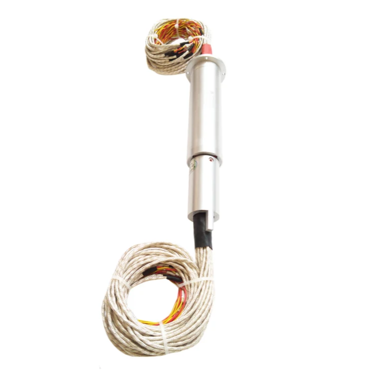 DHS040-40-5A Ingiant diameter 40mm stator flange slip ring 40 channels 5A each, view 3
