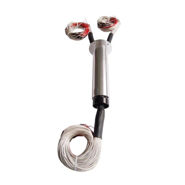DHS090-90-3A Ingiant Stator flange slip ring out diameter 90mm with 90 channels 3A power and signal, view 3
