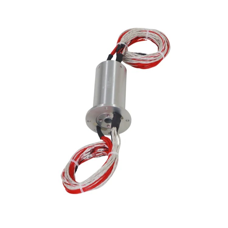 DHS045-34 stator flange slip ring solid shaft slip ring stator flange mounting. — capsulated slip rings manufactured by INGIANT