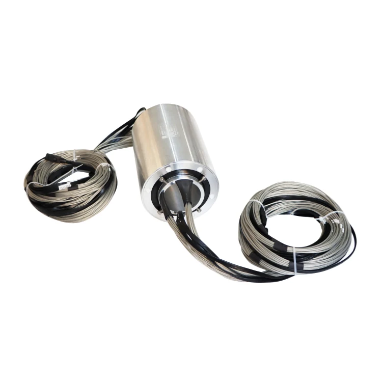 DHK070-42 100M network cable through hole conductive slip ring hole diameter 70mm 42channels, view 2