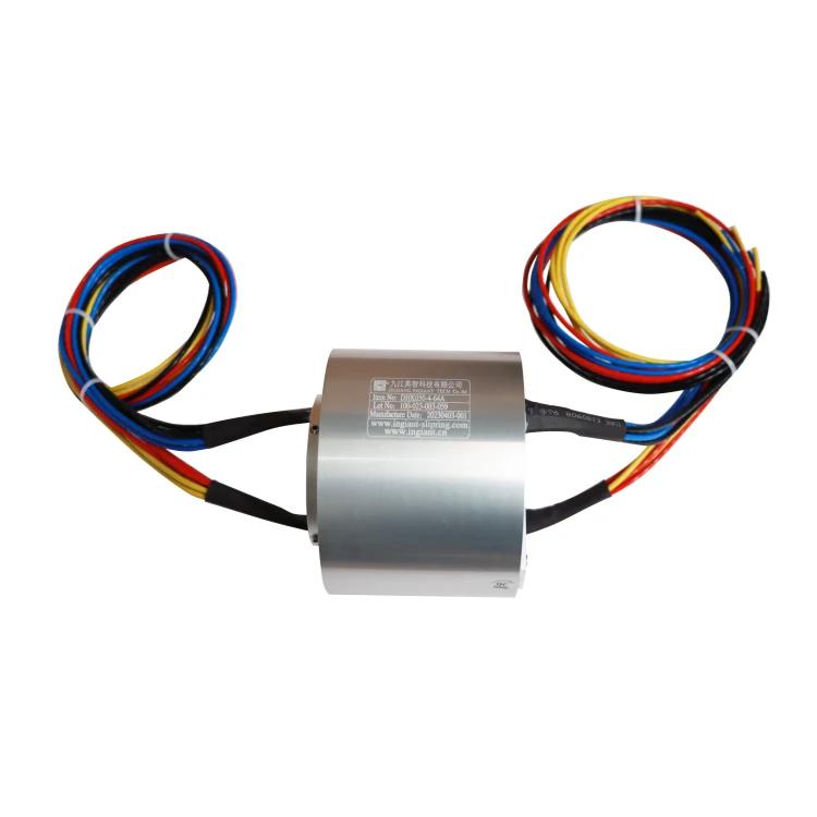 DHK050-4-64A Standard hole diameter 50mm through hole conductive slip ring 4 channels 64A, view 3