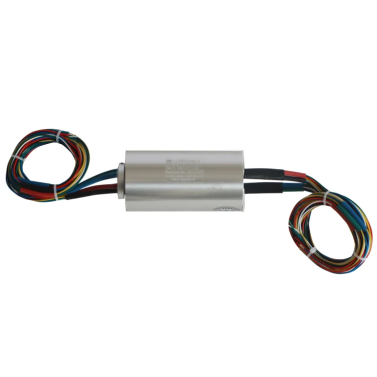 DHK012-24-5A-002 Standard DHK012 series through hole conductive slip ring 24 channels 5A/channel — through bore slip rings manufactured by INGIANT