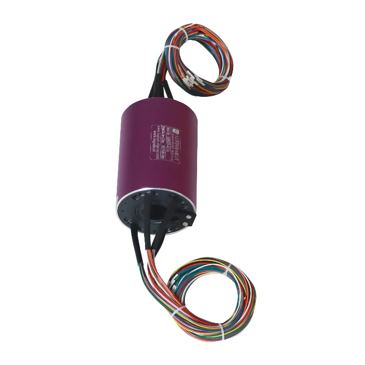 DHK025-42-5A Standard DHK025 series through hole conductive slip ring 42 channels 5A, view 3