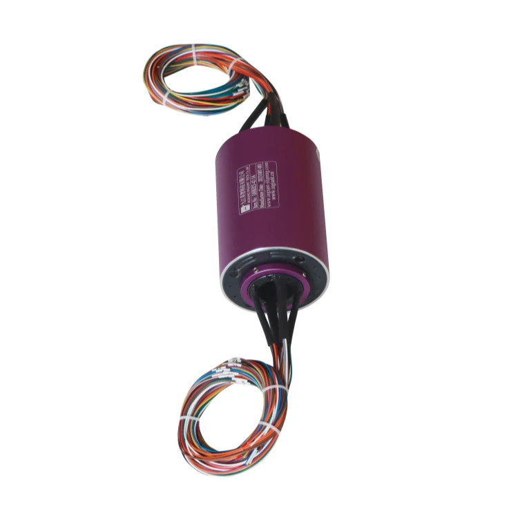 DHK025-42-5A Standard DHK025 series through hole conductive slip ring 42 channels 5A — through bore slip rings manufactured by INGIANT