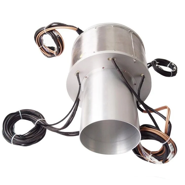 DHK156-62 large diameter through-hole conductive slip ring 156mm applied to mechanical equipment, view 2