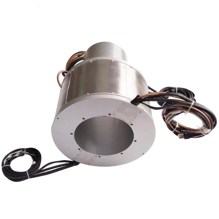 DHK156-62 large diameter through-hole conductive slip ring 156mm applied to mechanical equipment, view 3