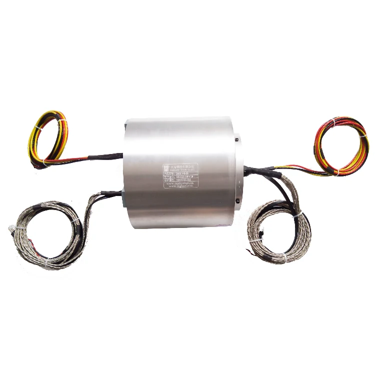 DHK100-20 Ingiant through hole Ethernet slip ring hole diameter 100mm with 1channel Gigabit Ethernet signal, view 2
