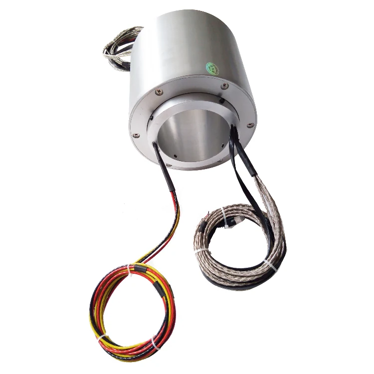 DHK100-20 Ingiant through hole Ethernet slip ring hole diameter 100mm with 1channel Gigabit Ethernet signal, view 3