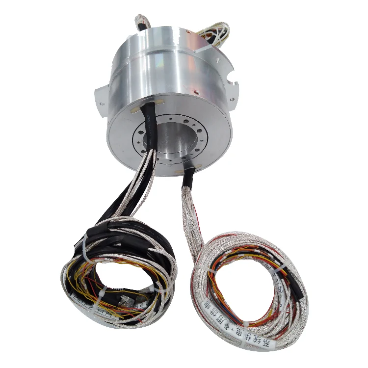 DHK065-42 Ingiant through hole Ethernet slip ring hole diameter 65mm with 2channels Ethernet signals, view 3