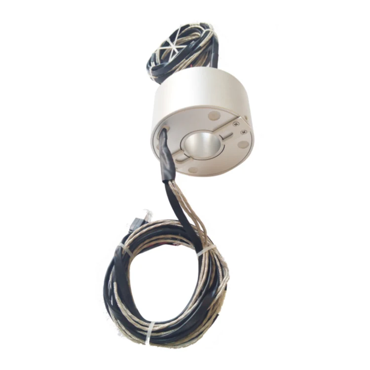 DHK035-9-002 Ingiant through hole Ethernet slip ring ID 35mm transmission 100M Ethernet signal for HD video surveillance systems, view 2