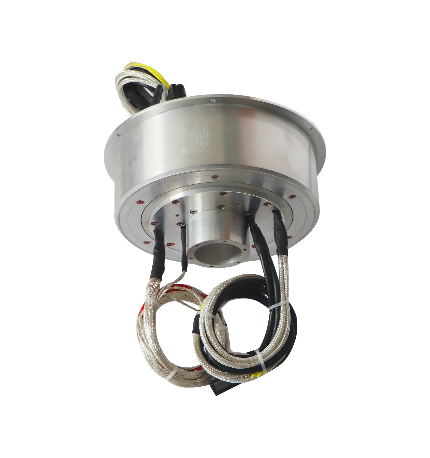 DHK042-21 Ingiant customized through hole Ethernet slip ring 2 channels 100M Ethernet + 12 channels power/signal., view 4