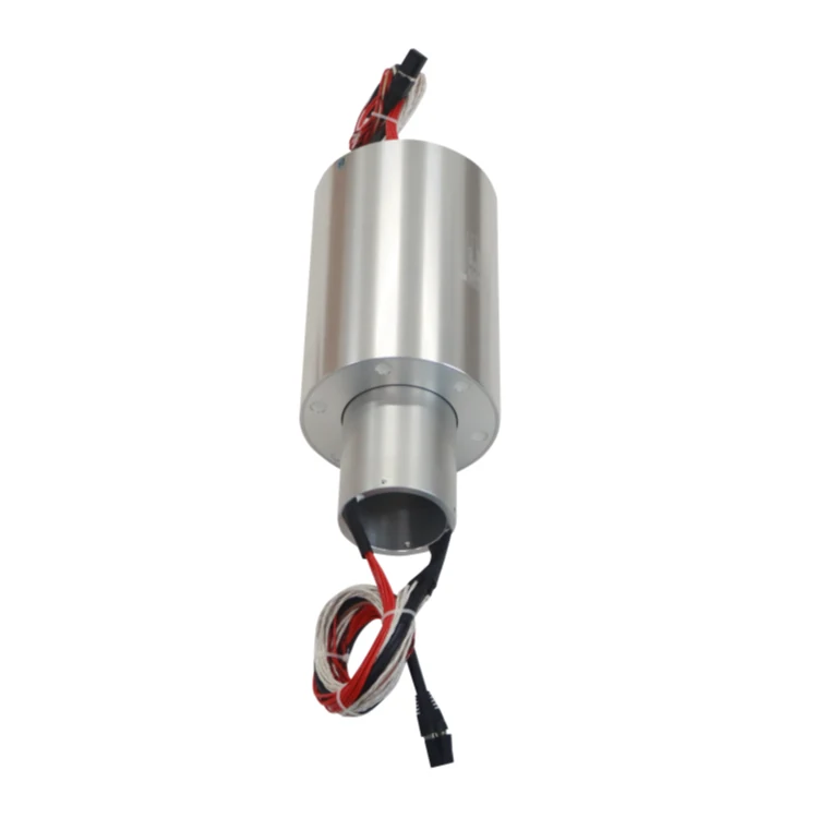 DHK062-39 customized inner diameter 62mm through hole Ethernet slip ring used in industrial automation control, view 2