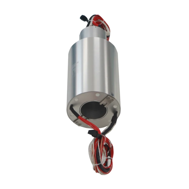 DHK062-39 customized inner diameter 62mm through hole Ethernet slip ring used in industrial automation control, view 3
