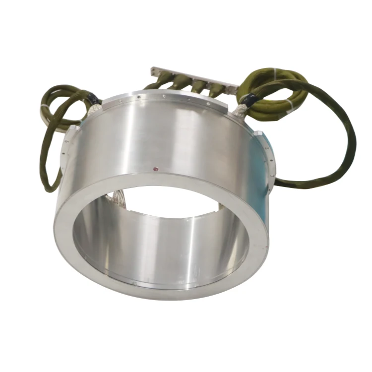 DHK242-43 large hole diameter 242mm through hole Ethernet slip rings combined 2channels 100M Ethernet, view 3
